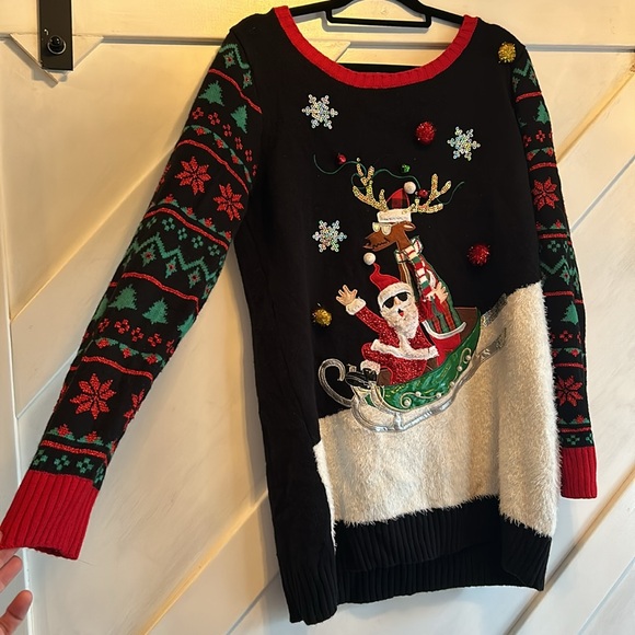 United States sweaters Women's ugly Christmas sweater dress size XXL - Picture 3 of 5